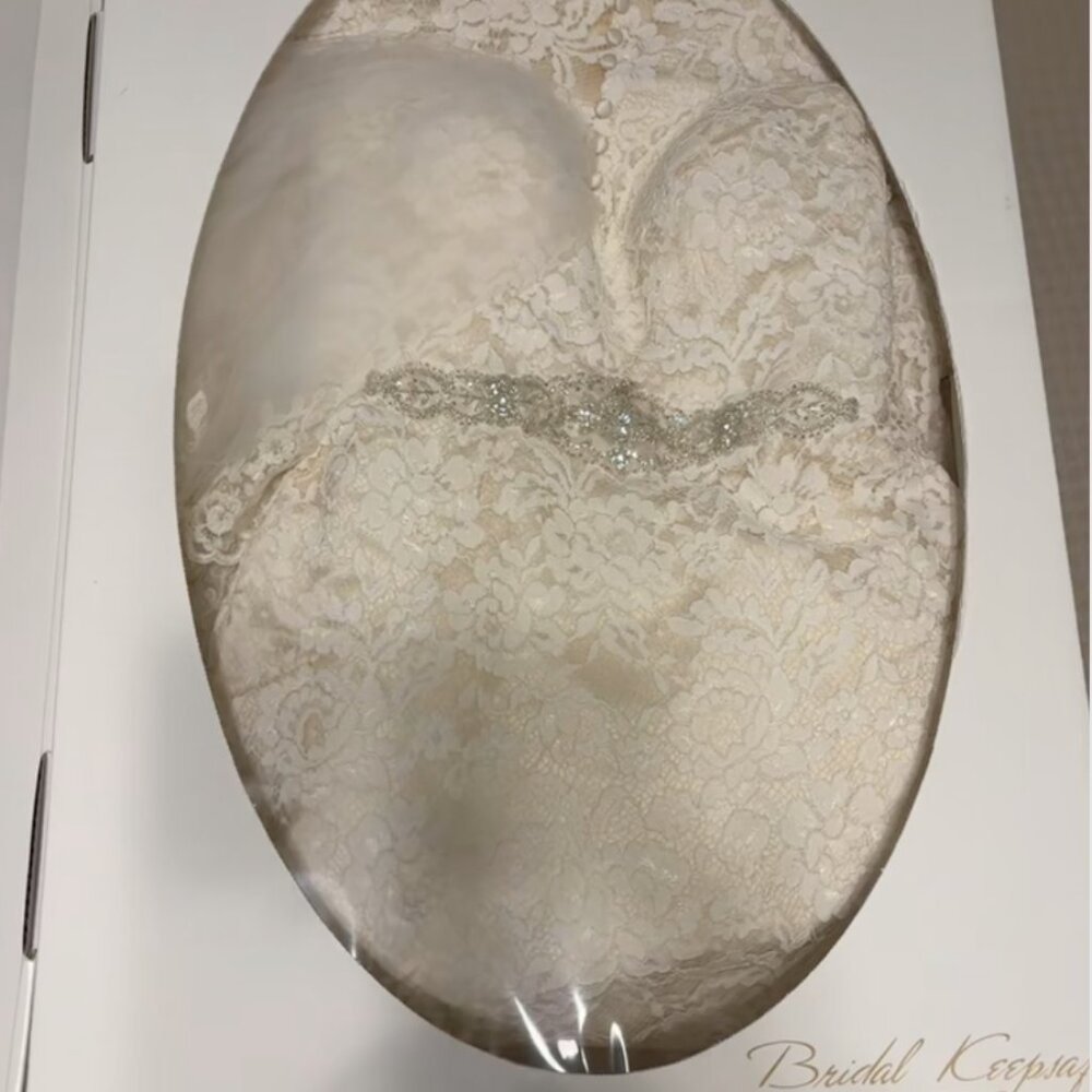 Wedding Dress - strapless, modified A-line, sweetheart neckline, gorgeous lace